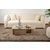 HANAH HOME Sto za dnevnu sobu Flavio Honey Oak