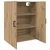 vidaXL Stenska omara Rjava 69,5 x 34 x 90 cm Konstruiran les