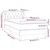 Vidaxl Box spring postelja z vzmetnico krem 80x200 cm blago