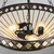 Endon 111871 - Luster na lancu Tiffany FARGO 3xE27/10W/230V prečnik 50 cm