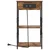 Noćni ormar s policom 2 pcs Dimljeni hrast 41 x 31 x 76 cm