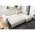 Atelier del Sofa Ugaona garnitura na razvlačenje Puffy, 255 x 165 cm, Krem