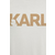Pamučna majica Karl Lagerfeld za muškarce, boja: bež, s tiskom