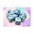Kockice Chessex - Opaque - Pastel Blue-Black 12mm (12)