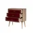 Hanah Home Komoda Trio-621, 80x90x40 cm, Bordo
