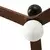 FARO 34276WT-11L - Plafonski ventilator KLIM L 1xE27/15W/230V orah/crna prečnik 150 cm WT+DO