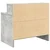 Noćni ormarići s ladicom 2 kom beton sivi 51x31x47 cm