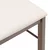 vidaXL Jedilni stoli z blazinami 2 kosa Brown Solid Wood Rubber