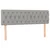 Vidaxl Box spring postelja z vzmetnico svetlo siva 140x200 cm blago