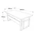 Hanah home Radni sto 180x73x90cm Orah
