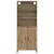 Highboard 2 pcs hrast artisan Konstruirano drvo