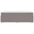 Vidaxl Konstrukcija postelje z vzmetnico Taupe 80 x 200 cm blago
