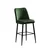 Hanah Home Set 2 barske stolice Zeleno-Crni