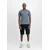 ALPHA INDUSTRIES Majica golobje modra/bela