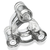 Oxballs Heavy Squeeze Weighted Ballstretcher Clear