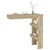 Vidaxl Stenska barska miza 102x45x103,5 cm konstruiran les