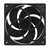 Cooler ARCTIC P12 Black 120x120mm ACFAN00118A