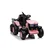 Traktor sa prikolicom - roze