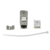 Logilink Keystone modul, Cat6A, STP, 17.2mm, 22-26 AWG, toolless, srebrna