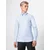 OLYMP Poslovna srajca No. 6 Faux Uni, modra