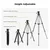 K&F VA3+BV10 Aluminum Alloy Professional Fluid Head Video Tripod – Black