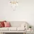 Zuma Line 17106/4+1-GLD - Kristalni luster na lancu AMEDEO 5xE14/40W/230V