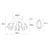 Conceptum Hypnose Luster Alacati-N-1098, 55 cm, 3xE27