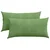 Jastučići za sofu 2 pcs Svijetlo zelena 80 x 40 cm