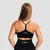 GymBeam Sculpt Seamless Sports Bra Black