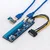 Qoltec Riser PCI-E 1x - 16x | USB 3.0 | različica 009S | SATA/PCI-E 6-pinski