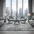 ATELIER DEL SOFA Fotelje i klub stočić Lida Linen Grey
