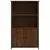 Visoka komoda smeđa boja hrasta 62x32x103,5cm konstruirano drvo