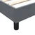 Vidaxl Box Spring postelja z vzmetnico Temno siva 80x220 cm Velvet