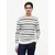 TOMMY HILFIGER Pulover ESSENTIAL marine/bela