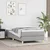 Vidaxl Box spring postelja z vzmetnico svetlo siv 100x200 cm blago