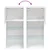 TV ormarići s LED svjetlima 2 kom bijeli 40,5x30x90 cm