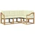 Set vanjskih sofa s jastukom 4 pcs Bijela i krem