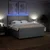 Vidaxl Box spring postelja z vzmetnico svetlo siva 200x200 cm blago
