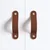 Ručke za ormariće 2 pcs Smeđa 140 x 25 x 2,3 mm PU