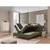 Zelena boxspring postelja s prostorom za shranjevanje 200x200 cm Ornes – Ropez