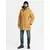 Ombre Mens long insulated jacket with reflective elements - yellow