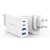 Hyper GaN 100W USB-C polnilec, z 2xUSB-C/2xUSB3.0, potovalni priključki