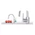 FARS-INOX  Baterija za sudoper 2 cijevi inox 1072
