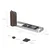 SmallRig L-Shaped Mount Plate with Wooden Handle for FUJIFILM X-E5 (Ebony, Silver) 6236