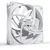 Case Cooler Be quiet Pure Wings 3 120mm PWM high-speed BL111 White
