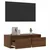 TV ormarić s LED svjetlima boja smeđeg hrasta 75x35,5x25 cm