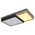 Globo 67286-30 - LED plafonsko svetlo GUNDI LED/30W/230V braon/crna