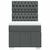 vidaXL Box spring postelja z vzmetnico temno siva 100x200 cm blago