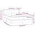 Vidaxl Box spring posteljni z vzmetnico črn 140x190 cm blago
