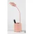 Rabalux Stona lampa Arvid, LED, 6W, 5000K, USB, v37cm, Roze